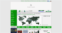 Desktop Screenshot of cha-international.com